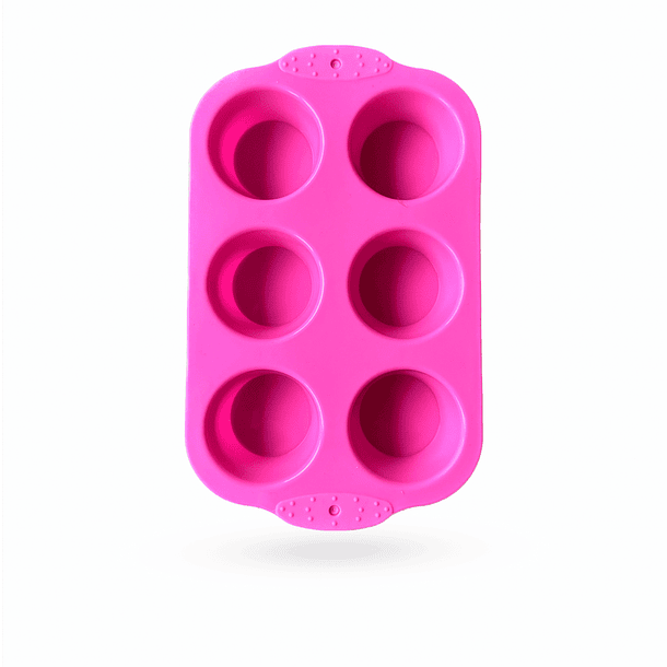 Molde silicona redondo base cupcake mediano