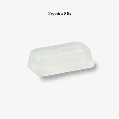 PACK Base glicerina para jabón transparente x 5 kg