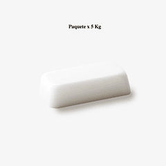 PACK Base glicerina para jabón blanca x 5 Kg