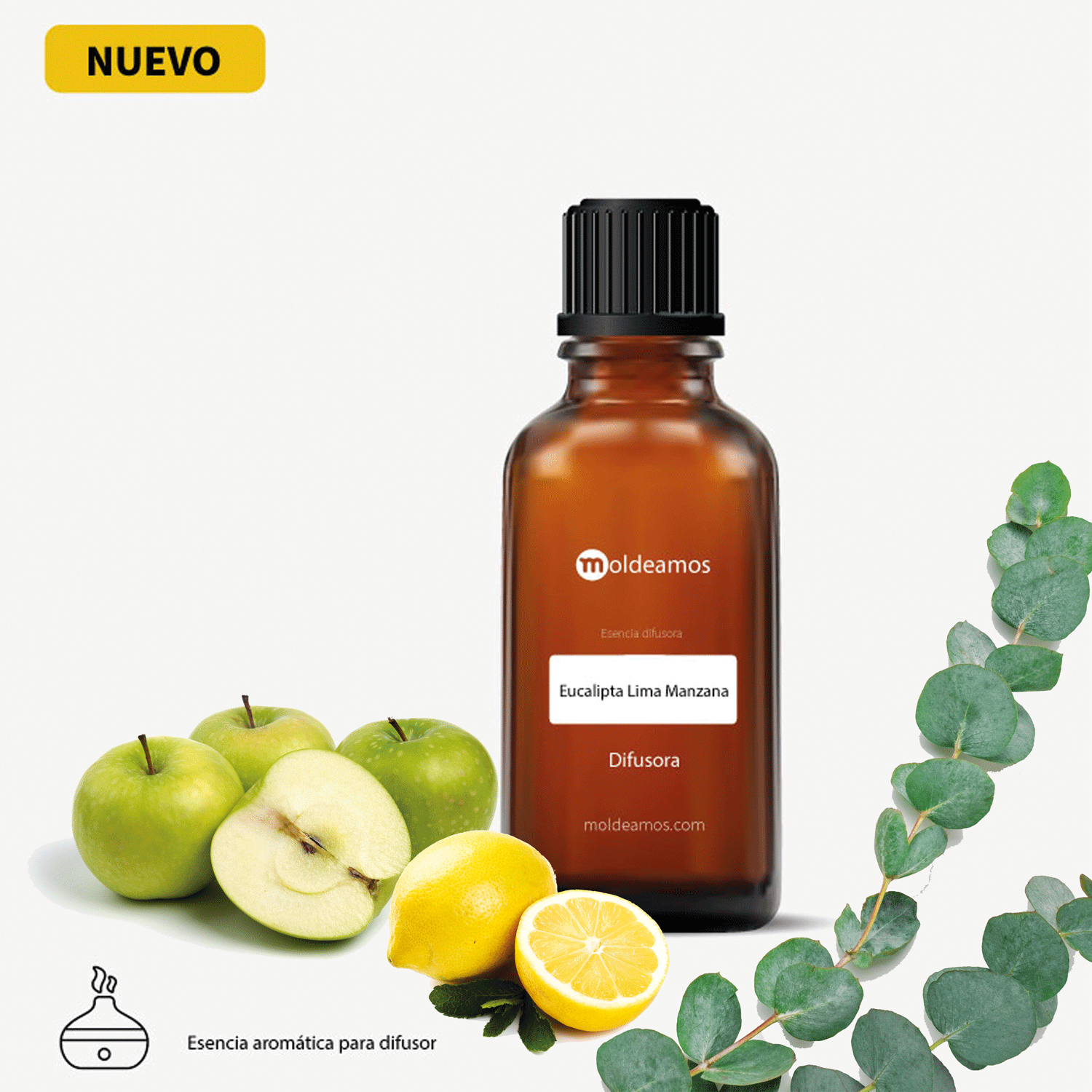 Esencia difusora eucalipto lima y manzana