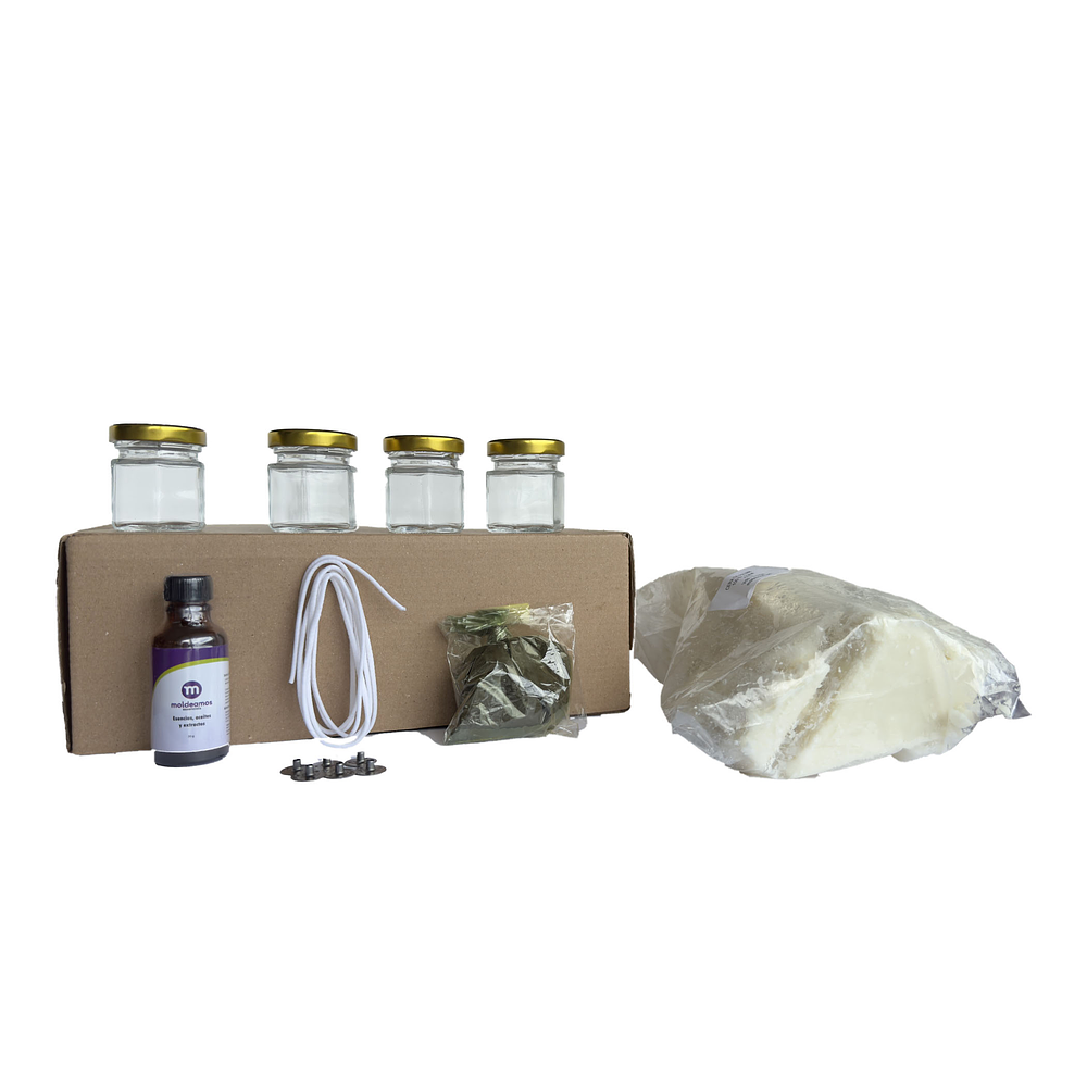 Kit para velas de cera de soya