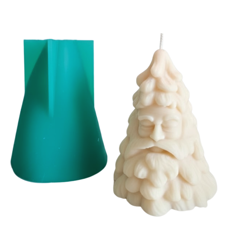 Molde navidad Arbol Papá Noel 9.5 cm