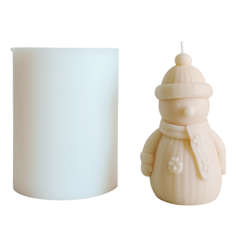 Molde navidad muñeco de nieve 7cm