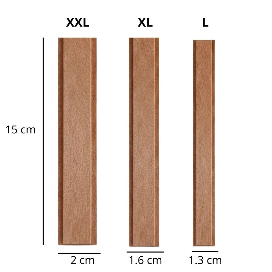 Pabilo de madera DOBLE para velas 2