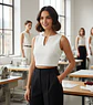 Molde Digital Crop Top Con Fayetina, Pack Talles S A Xxl - Miniatura 1
