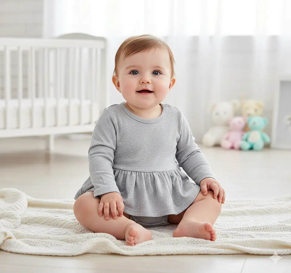 Molde Digital Body Beba Semifalda Volado Pack Talles 1 Al 5 1