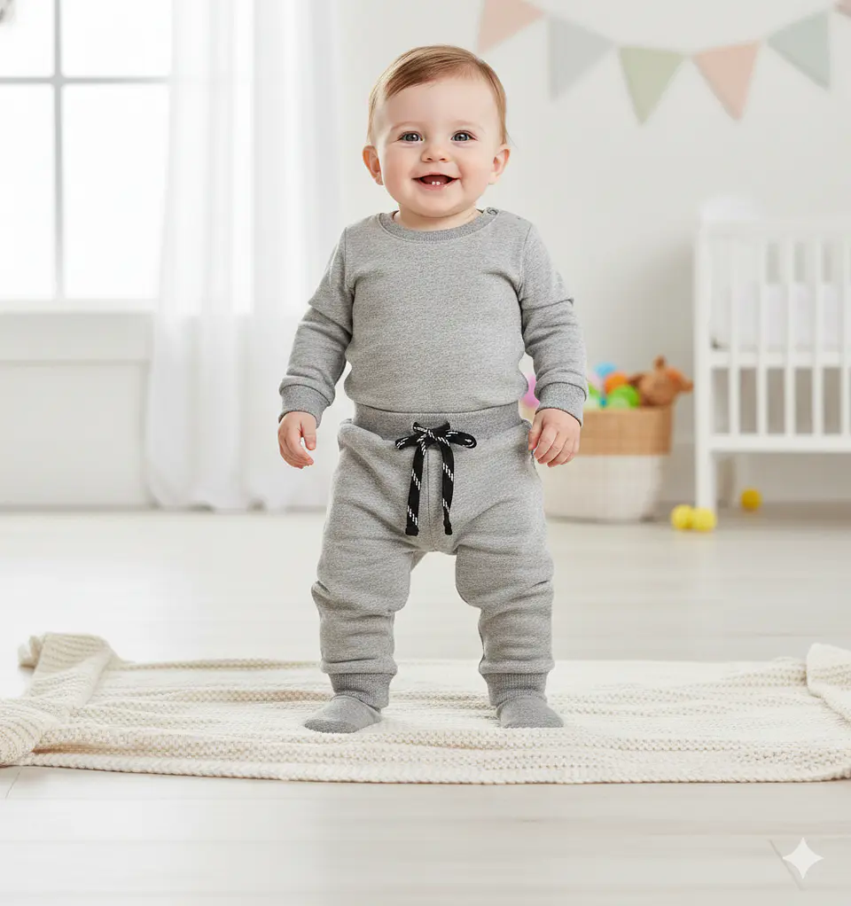 Molde Digital Pantalon Bebe Con Puño Pack Talles 1 Al 5 1