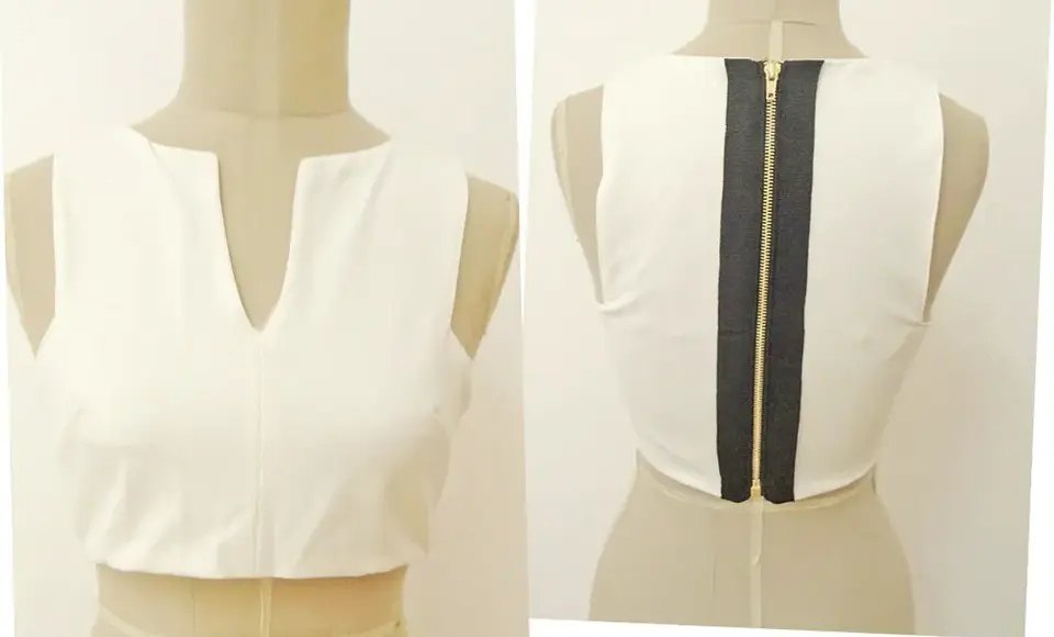 Molde Digital Crop Top Con Fayetina, Pack Talles S A Xxl 5