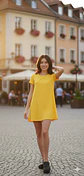 Molde Digital Vestido Evase Manga Corta Pack Talles S Al Xxl - Miniatura 1
