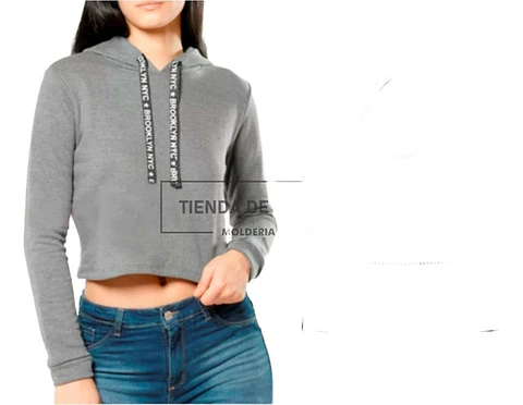 Moldes Patrones Imprimibles Buzo Top Mujer Talles Xs Al Xl