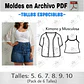 Moldes En Pdf Conjunto Diy Talle Grande Especial 5 Al 10 - Miniatura 2