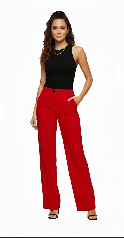 Molde Digital Pantalon Palazzo , Pack Talles S Al Xxl