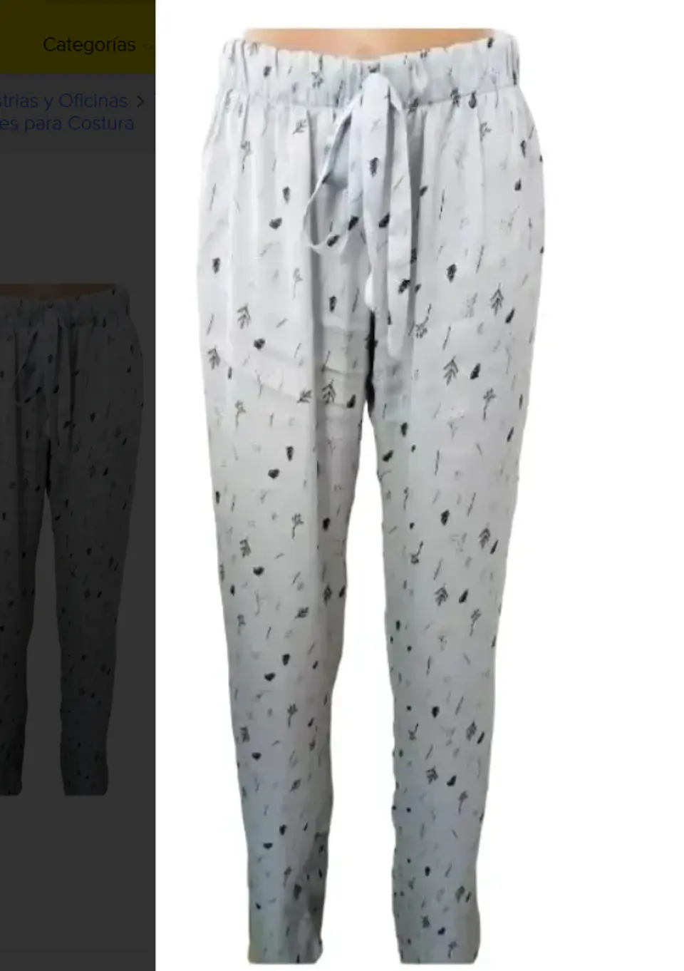Molde Digital Pantalon Pijama Mujer Pack Talles S A Xxl 3