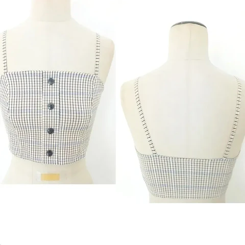 Molde Digital Top C/abotonadura Falsa, Pack Talles S A Xxl