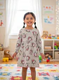 Molde Digital Vestido Niña Recorte Frunces Talles 2 Al 12 - Miniatura 1