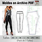 Moldes Patrones Imprimibles De Ropa Calza Chupin Xs Al 3xl - Miniatura 1