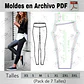 Moldes Patrones Imprimibles De Ropa Calza Chupin Xs Al 3xl - Miniatura 2