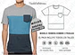 Molde Patron Imprimible Remera Hombre Talles Del S Al 2xl - Miniatura 1