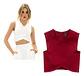 Molde Digital Top Cuello En V Sisa Con Picos Talles S A Xxl - Miniatura 2