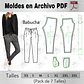 Moldes Patrones Imprimibles Pantalon Babucha Moda Xs Al 3xl - Miniatura 1