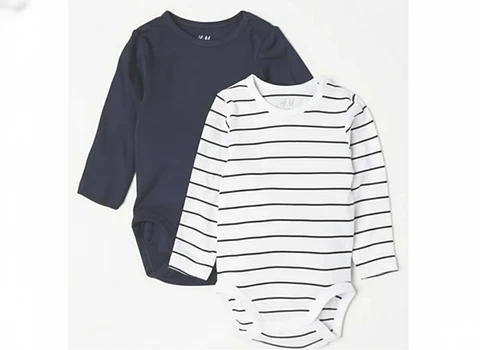 Molde Digital Body Bebe Manga Larga Pack Talles 1 Al 5