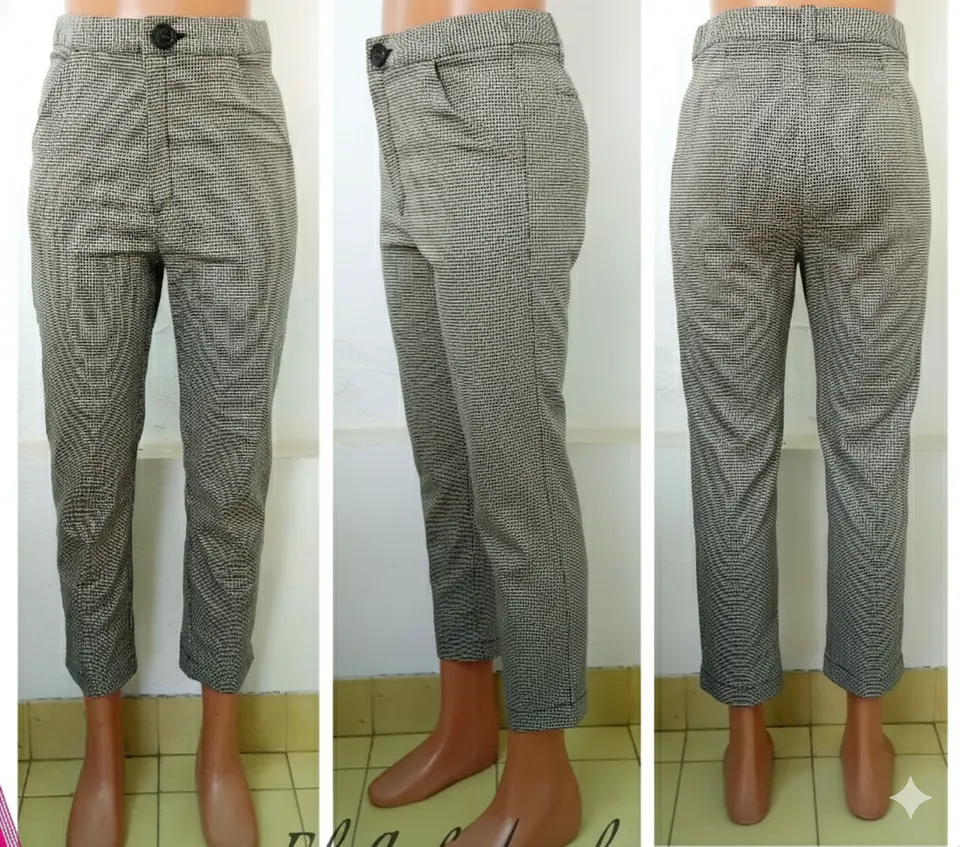 Molde Digital Pantalon Semi Capri, patron Pack Talles S A Xxl 3