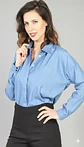 Molde Digital Camisa Amplia De Denim Patron Pack 5 Talles! - Miniatura 1