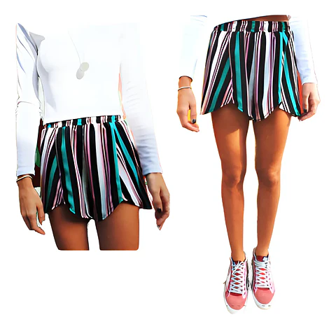Molde Digital Short Ruedo Con Forma Pack Talles S A Xxl