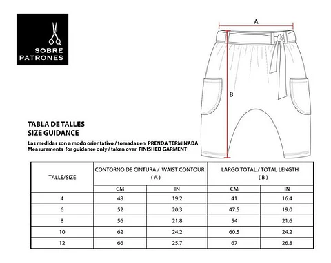 Molde De Costura, Patron Babucha Con Lazo Nena, Imprimible