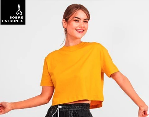 Molde De Costura, Patron Remera Pupera Dama , Imprimible