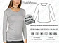 Moldes Patrones Remera Manga Larga Mujer Talle Xs Al 2xl - Miniatura 1