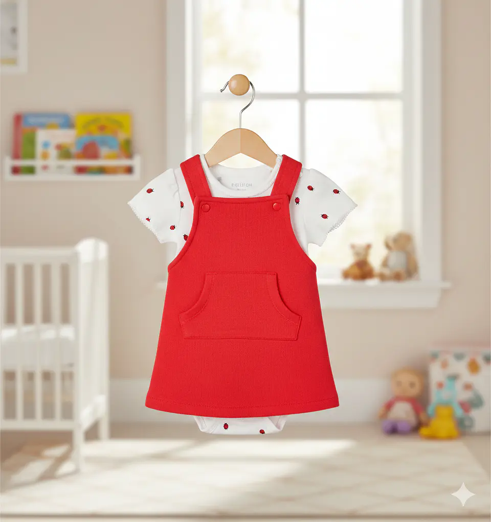 Molde Digital Vestido Jumper Beba, Patron Pack Talles 1 Al 5 1