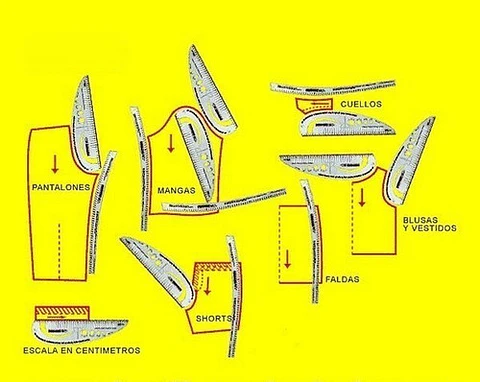 Kit Imprimible Reglas Curvas De Costura, Bordado