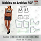 Moldes Patrones Imprimibles Conjunto Deportivo Xs Al 3xl - Miniatura 1
