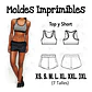 Moldes Patrones Imprimibles Conjunto Deportivo Xs Al 3xl - Miniatura 2