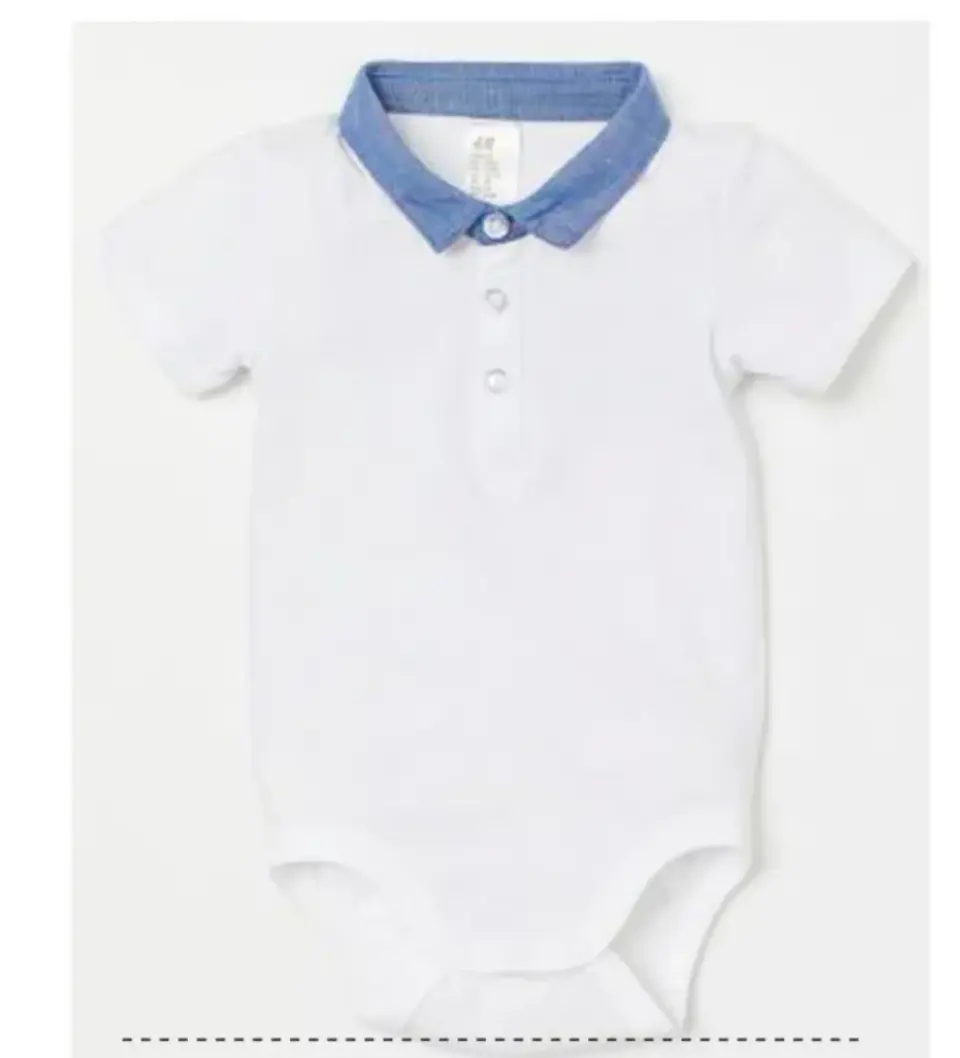 Molde Digital Body Bebe Cuello Camisero, Pack Talles 1 Al 5 2