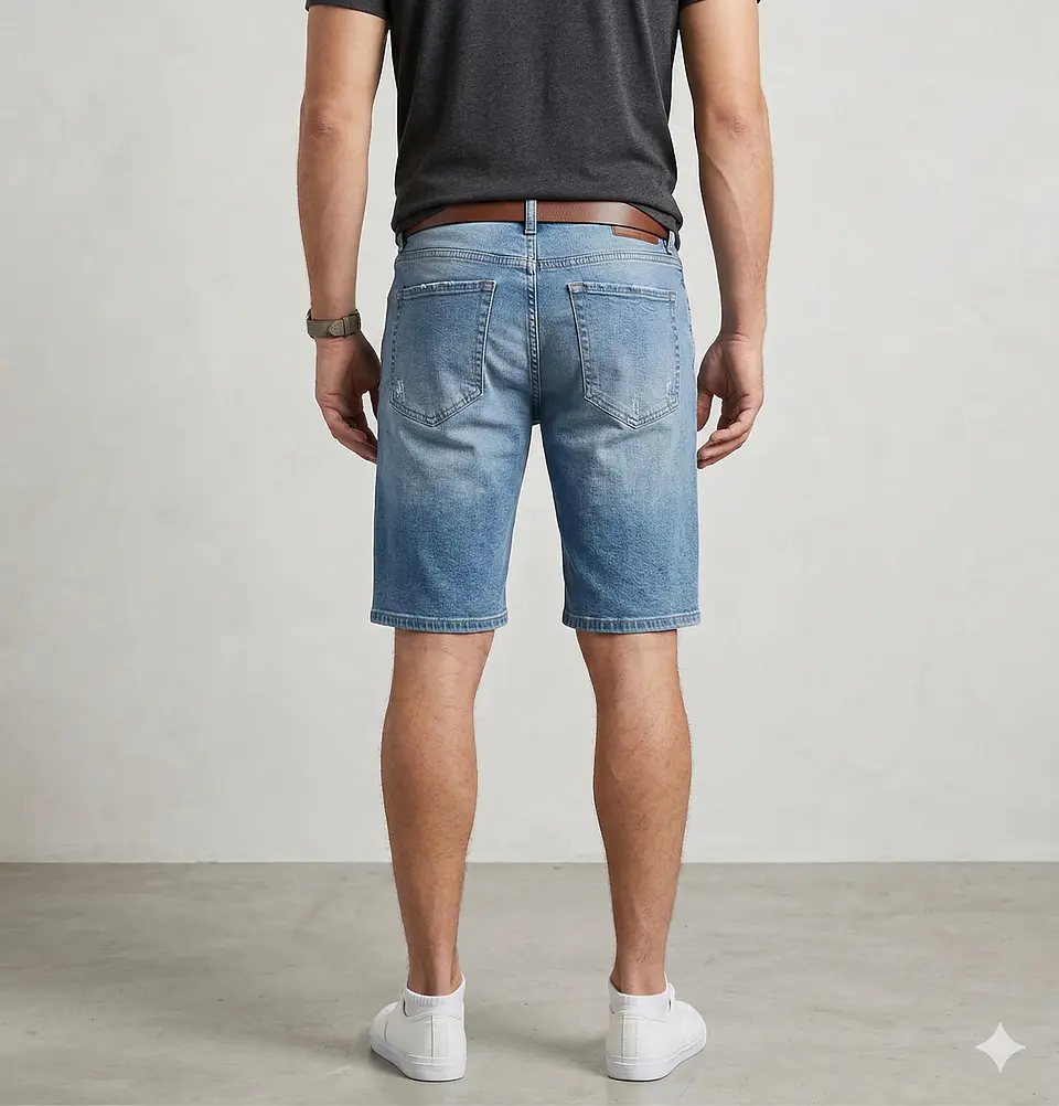 Molde Digital Bermuda Jean Hombre, Pack Talles 3xl Al 7xl 2