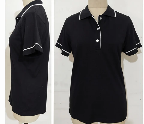 Molde Digital Chomba / Polo Mujer Con Vivos, Talles S Al Xxl