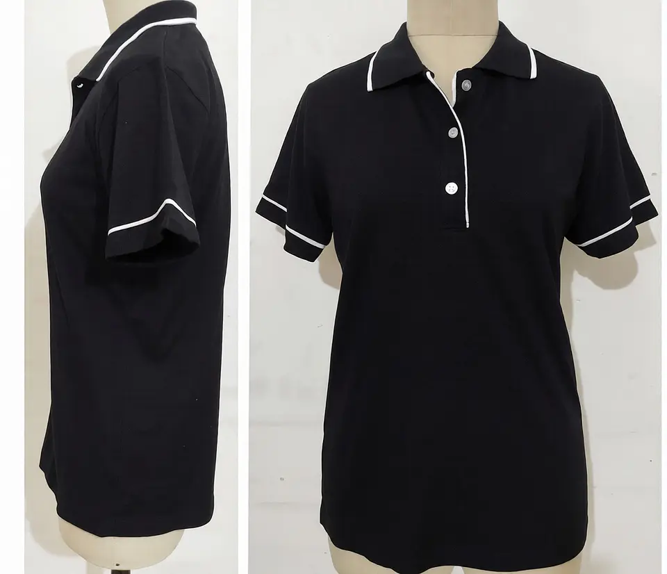 Molde Digital Chomba / Polo Mujer Con Vivos, Talles S Al Xxl 2