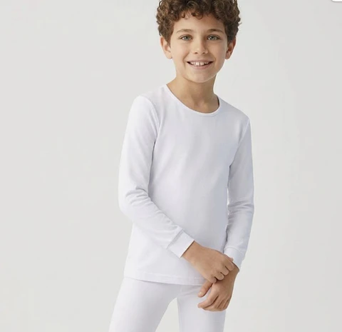 Molde Digital Camiseta Termica Niños/as Pack Talles 2 Al 16