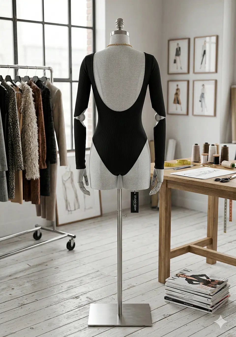 Molde Digital Malla Body Espalda Abierta, Talles S Al Xxl 6