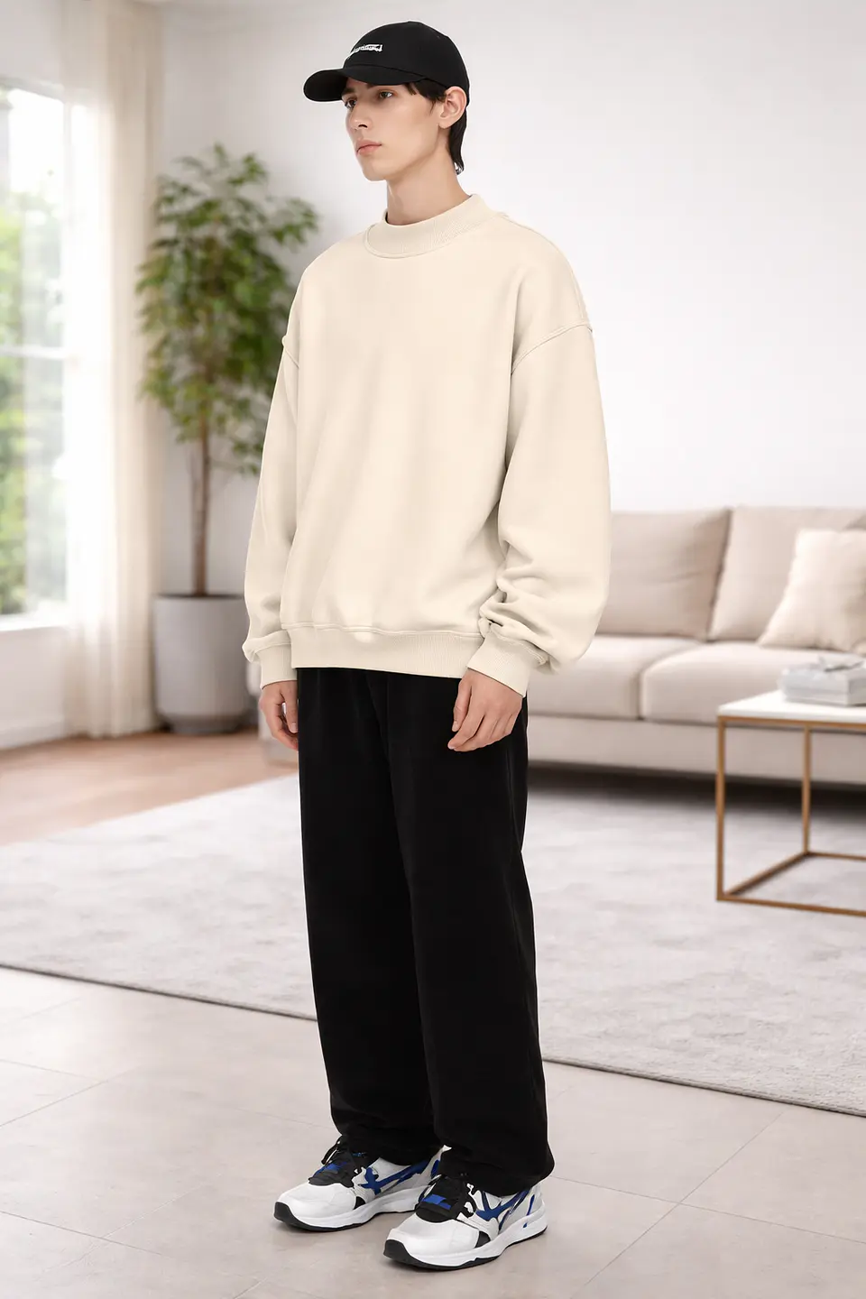 Molde Digital Buzo Oversize Costuras Expuestas, Talles S A Xxl 2
