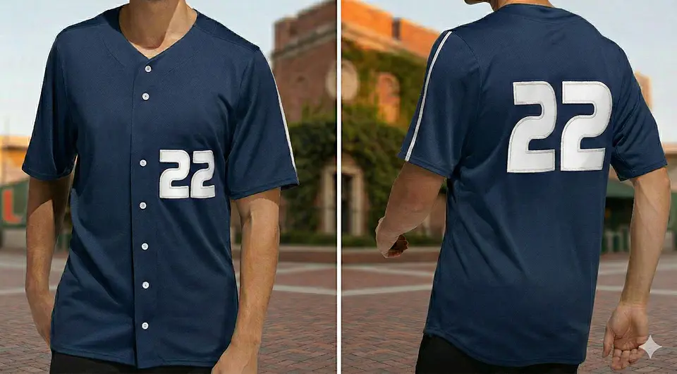 Molde Digital Camiseta Beisbolera, Pack Talles S Al Xxl 1