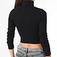 Molde Digital Top Cuello Alto Manga Larga, Talles S Al Xxl - Miniatura 2