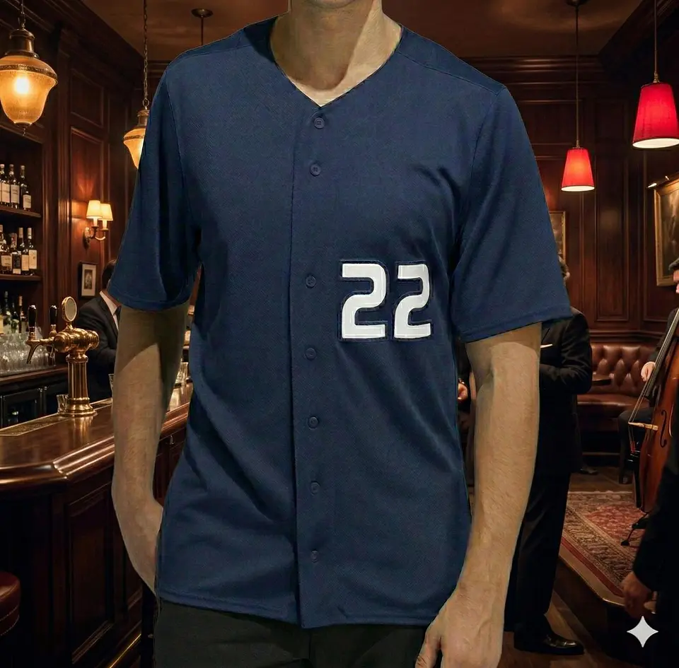 Molde Digital Camiseta Beisbolera, Pack Talles S Al Xxl 2