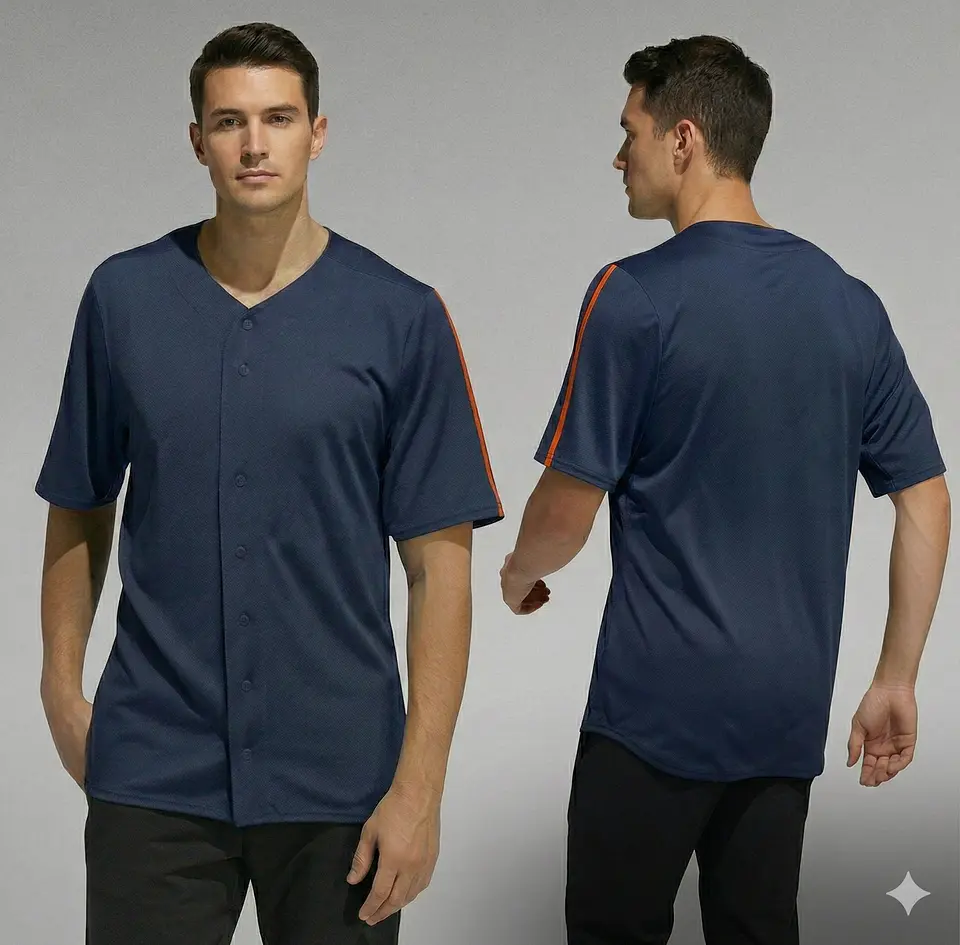 Molde Digital Camiseta Beisbolera, Pack Talles S Al Xxl 4