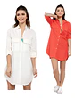 Molde Digital Vestido Camisa Evasee,bosillos,pack 5 Talles! - Miniatura 1