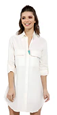 Molde Digital Vestido Camisa Evasee,bosillos,pack 5 Talles! - Miniatura 2