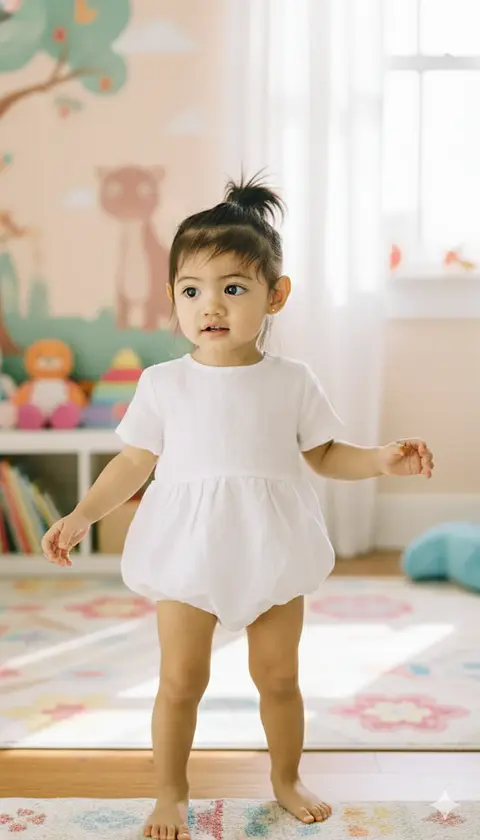 Molde Digital Body Bebe Frunce Inferior, Pack Talles 1 Al 5