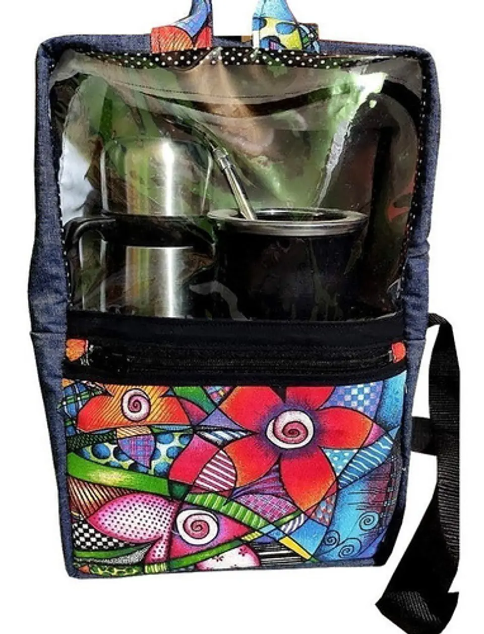 Molde De Costura, Patron Bolso Mate, Pic Nic, Imprimible Pdf 4